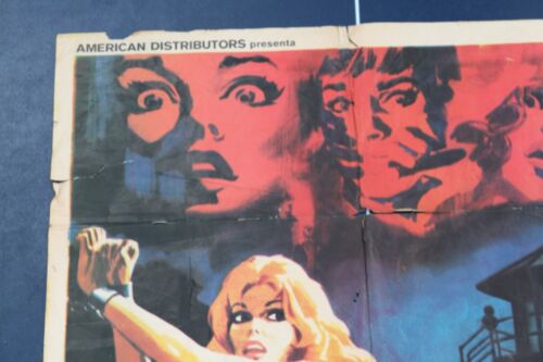 Barbed Wire Dolls 1976 Italian Movie Poster -39x27 B13-43-13 - Picture 2 of 10