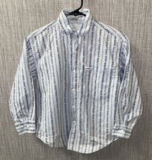 VTG Georges Marciano Guess Womens Gray USA Made Long Sleeve Shirt Size 12