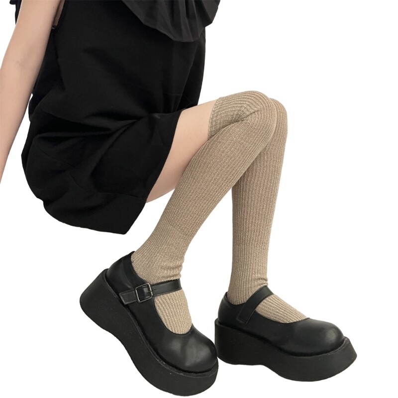 1 Pair Princess Dress Thigh High Socks Long Tube Frilly Socks Ballet