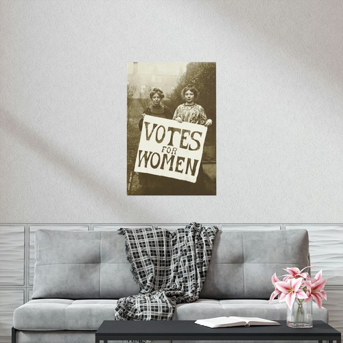 Votes For Women, Suffrage Movement, Feminist, Vintage Historic Wall Art Poster - Picture 11 of 11