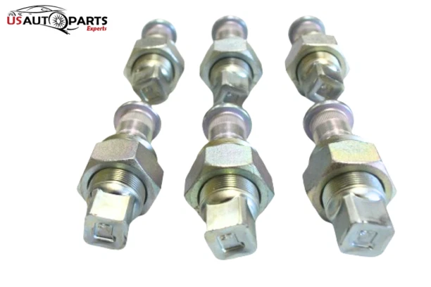 Kit de 6 tuercas de rueda y pernos traseros (lado izquierdo) ISUZU GENUINOS para NPR NQR NR 95-25 Foto 2 de 4