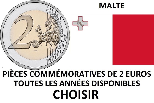 Malte / Malta - TOUTES ANNÉES 2009 / 2025 - 2 Euro Commemorative - UNC