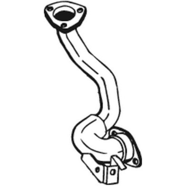 Bosal Abgasrohr FüR Peugeot 106 II 1 1A 1C CitroëN Saxo S0 S1 AX ZA-_ S3_-image