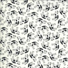 Animal Crackers By Sweetwater For Moda - Vanilla Cows  #5801-15