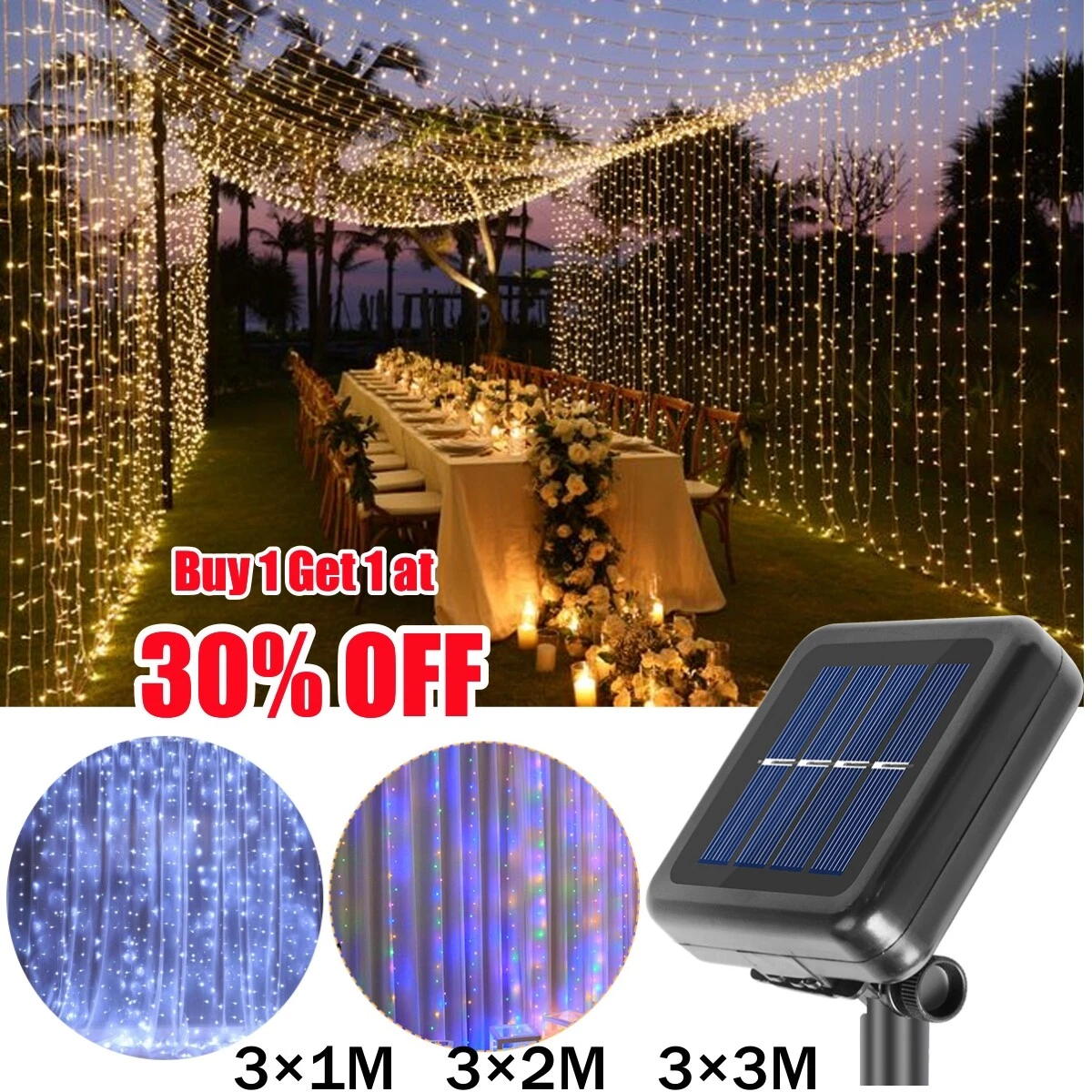 Solar powered clearance window lights