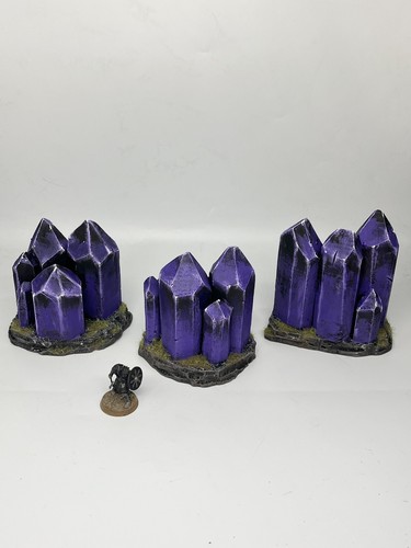 Wargaming Terrain Crystals warhammer40k Compatible scenery Fantasy Grassy - Picture 7 of 7