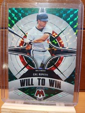 2022 Mosaic Cal Ripken Jr Will To Win Green Prizm No. 12