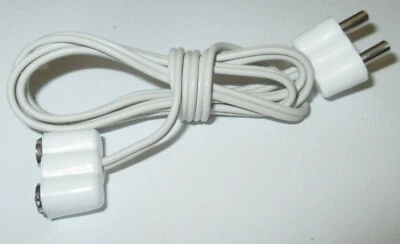 Kahlert Verlängerung weiß mit Stecker und Kupplung 60cm -NEU/OVP-