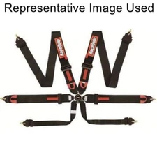 RaceQuip 851001RQP 6-Point Camlock Harness Set, 3 in. Shoulders - Black NEW
