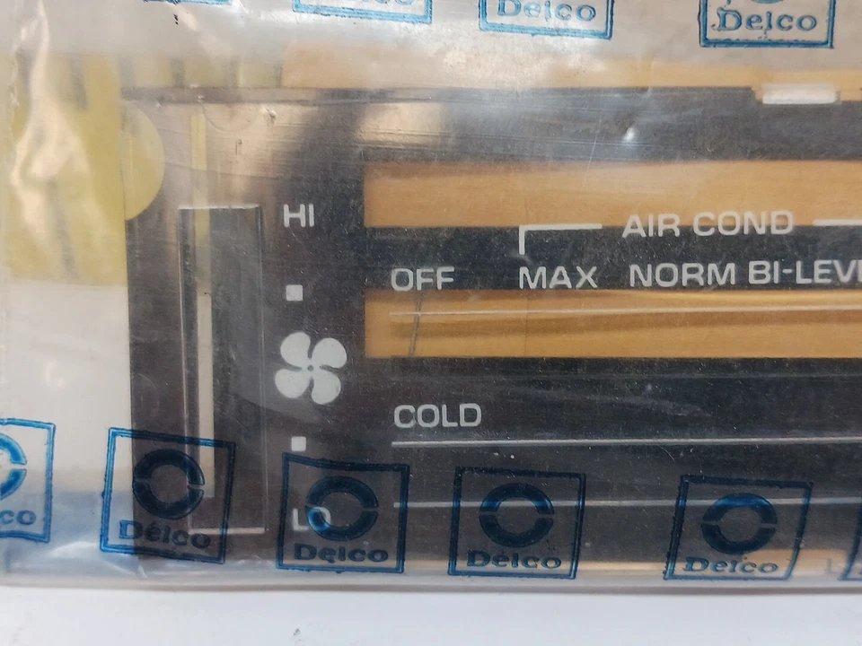 New OEM GM AC Delco Dial Face Plate 1225045 1980-82 Pontiac Phoenix (157.5) - Image 4 of 4