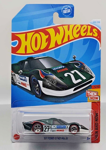 Hot Wheels 1967 Ford GT40 MKIV - CUSTOM Super Wheel Swap w/Real Riders