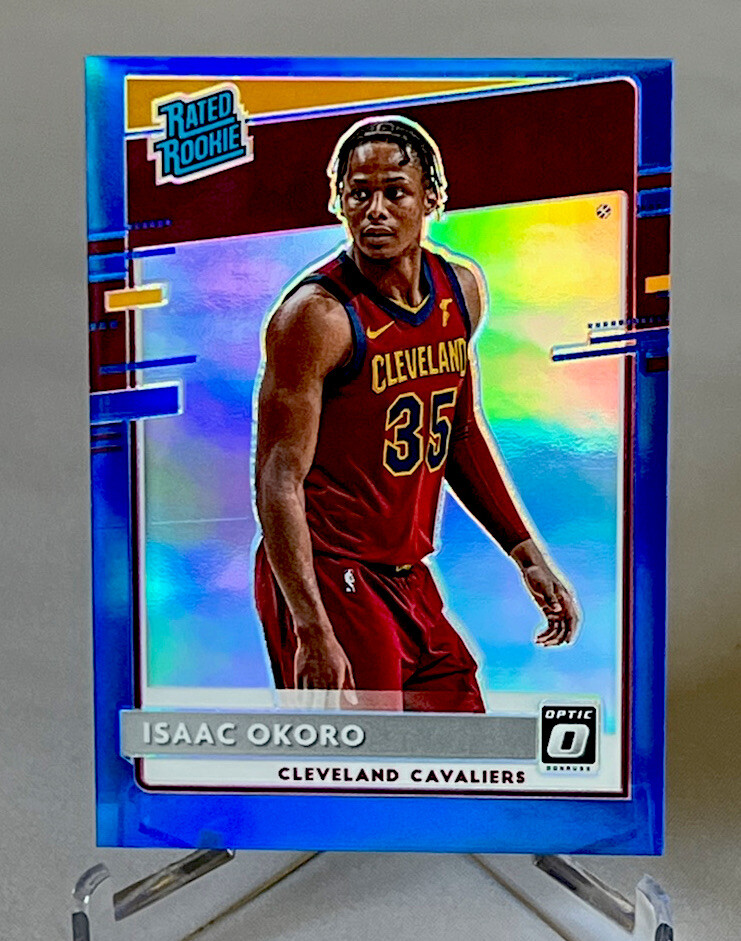 2020 Donruss Optic NBA Rated Rookies Blue Prizm /59 Isaac Okoro Rookie RC Mint