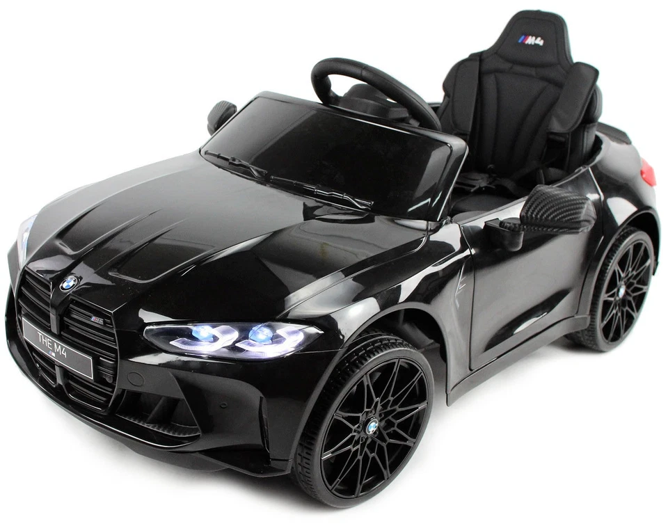 BMW M4, MP- 90W, Eva Räder, Kinderauto Kinderfahrzeug Kinder Elektroauto Schw - Bild 4 von 4