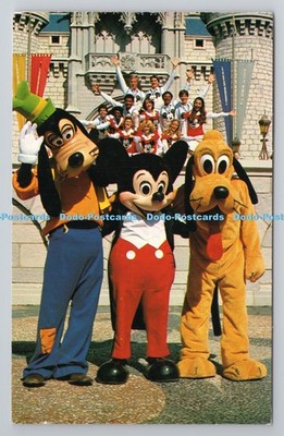 R804580 Goofy Mickey und Pluto Pose mit einem der vielen Disney Entertainment Gr