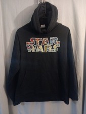 Star Wars Hoodie Navy Blue Size Medium Front Pockets