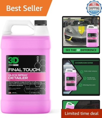 1 Gallon Final Touch Detail Spray - Multi-Use, Cherry-Scented Shine Restorer