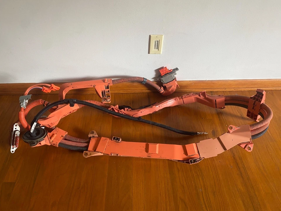 Cable de batería híbrido naranja genuino OEM de Toyota RAV4 2020 híbrido Foto 2 de 2