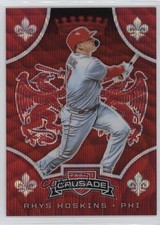 2019 Panini Chronicles Crusade Ruby Wave 143/199 Rhys Hoskins #23 0q3