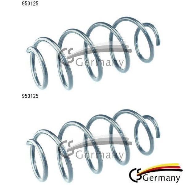 2X Fahrwerksfeder CS Germany 14.950.125 2 Federn Satz Federnsatz-image