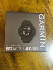 Garmin Instinct 2 Dual Power Smartwatch Graphite Solar GPS Fitness Watch