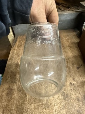 Vintage Rare Railroad Oil Barn Lantern Glass Globe Dietz Junior Cold Blast USA