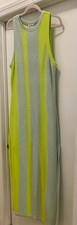 Women’s Striped Sleeveless Cotton Maxi Dress Size XXL