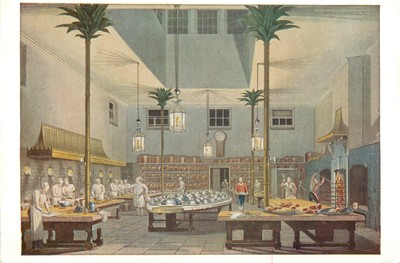 c18191 John Nash Royal Pavilion, Brighton Kunst Gemälde Postkarte