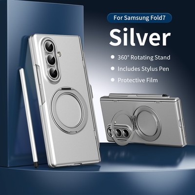 For Samsung Z Fold 7 6 5 4 3 Shockproof Magnetic Case Hinge Cover w Screen Film