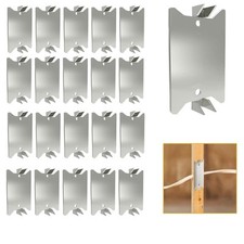 Nail Plates for Wood Studs, 1.5 x 2.5 Inch Sharp Pointed Prongs, 2.5in-200pcs