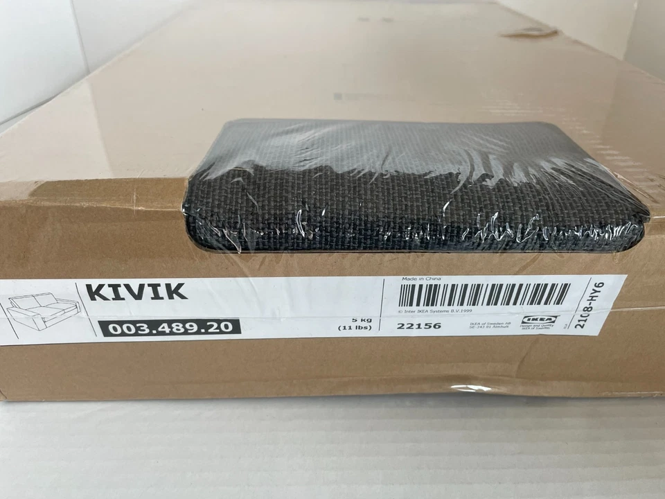 Funda Ikea KIVIK para sofá 3 plazas SOLO FUNDA, antracita hillarada 003.489.20- NUEVA Foto 2 de 3