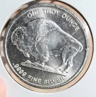1 TROY OUNCE .9999 FINE SILVER ROUND BULLION COIN BUFFALO INDIAN HEAD DESIGN BUC