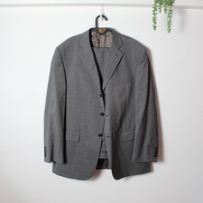 St Michael M&S Men's Vintage Made In Italy Super 120 Pure Wool 2 Piece Suit M /