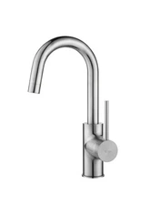 KRAUS Oletto Single Handle Kitchen Bar Faucet in Chrome Finish, KPF-2600CH
