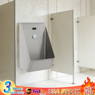 Wall Mounted Commercial Urinal Automatic Sensor Urinal Men Toilet Bathroom US