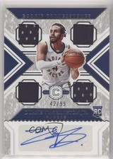 2021 Panini Chronicles Rookie Cornerstones 42/99 Duane Washington Jr Auto 07mp