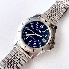 SEIKO ALBA Reference V742-8A40 Men's Quartz Wristwatch Working