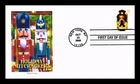 US COVER HOLIDAY NUTCRACKERS FIRST DAY ISSUE PANDA CACHET