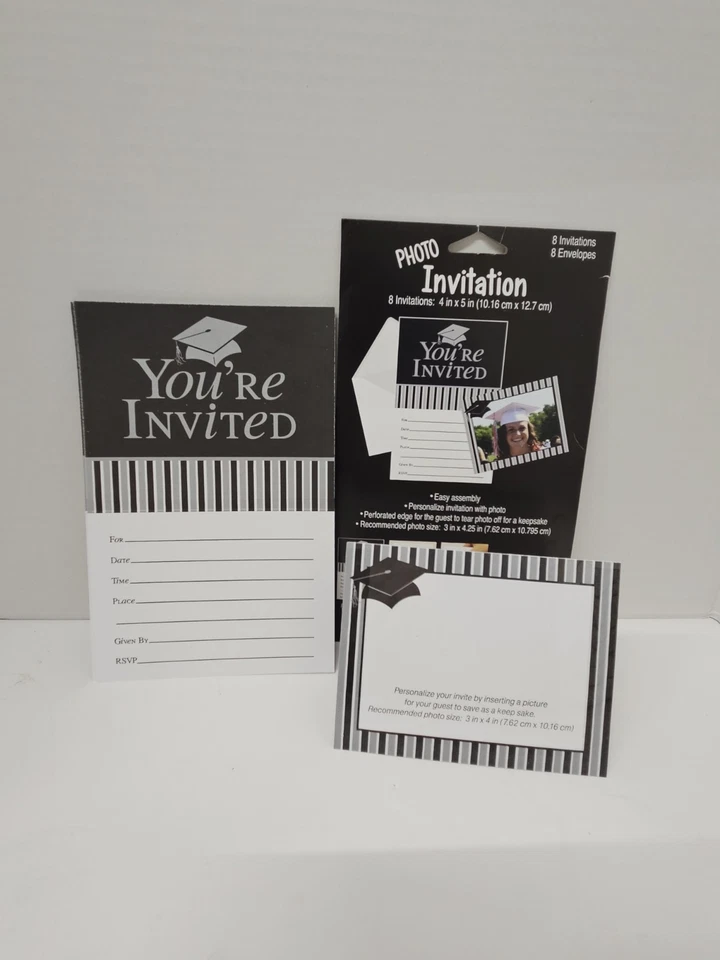 Creative Converting Customizable Photo Invitations For Graduation/Open House - Image 4 of 4