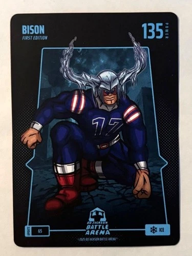2025 Bo Jackson Battle Arena Josh Allen Bison #65 Ice Paper