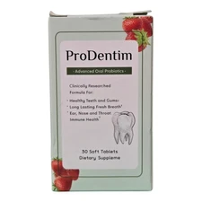 ProDentim Probiotics For Healthy Teeth And Gums 30 soft tablets 1 Bottle