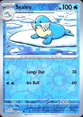 Sealeo SSP SV08: Surging Sparks #044/191 Common Reverse Holo NM