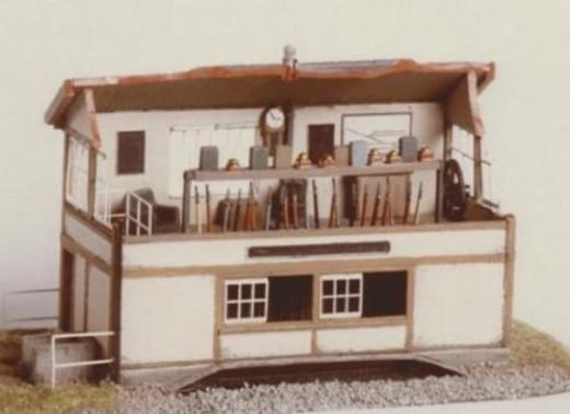 Signal Box Interior (inc. window frames) etched brass - N gauge Ratio 224 - Image 3