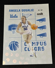 ANGELA DUGALIC RC 2025-26 ONIT NIL UCLA CAMPUS COLORS HOLO /40 ROOKIE MYSTICS 🔥