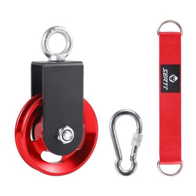 [1 Pack] Cable Pulley Wheel for Home Gym Pulley System, Upgraded 90mm Alumini...