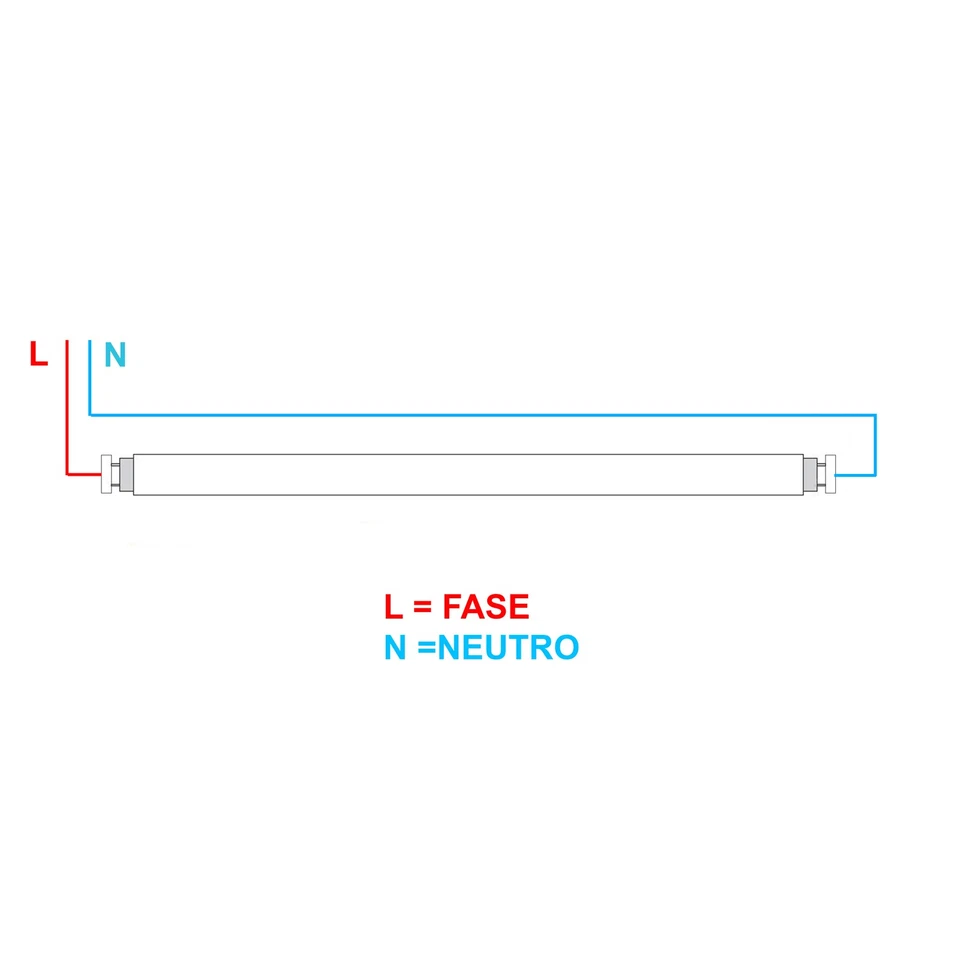 Tubo T8 a LED 30W 120CM DIFFUSORE OPACO PER PLAFONIERE CONNESSIONE BILATERALE - Immagine 3 di 3