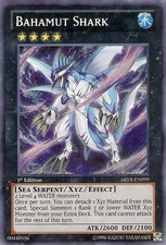 Yugioh! HP Bahamut Shark - ABYR-EN099 - Secret Rare - 1st Edition Heavily Played