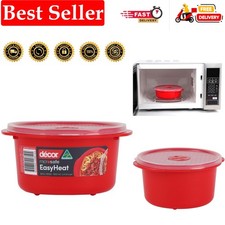 Image of Microsafe 800ml Round food container. Microwave, freezer, dishwasher safe and...