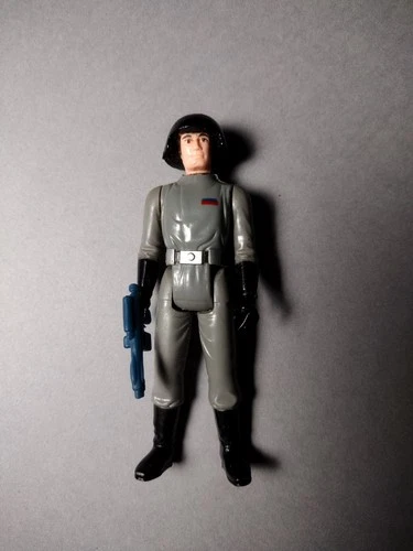 Vintage 1977 Star Wars Death Squad Commander Kenner Figure Card Back