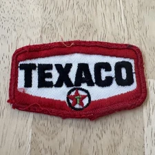 Vintage TEXACO GAS & OIL Hat Uniform Jacket Shirt Gas Station Advertising Patch