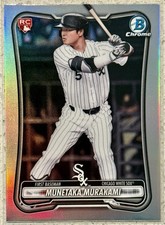 2026 BOWMAN MUNETAKA MURAKAMI BOWMAN CHROME RED ROOKIE VARIATION RC #9 WHITE SOX